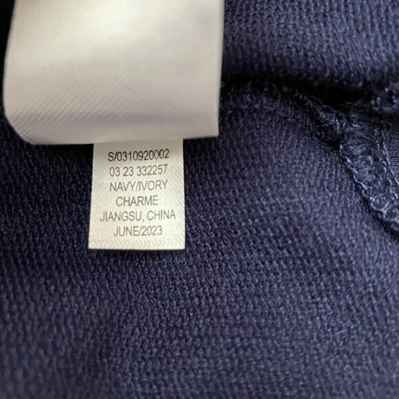 Chill Collective Girls "Be Your Authentic Self" Navy/Ivory Long Sleeve Shirt L - Picture 5 of 7